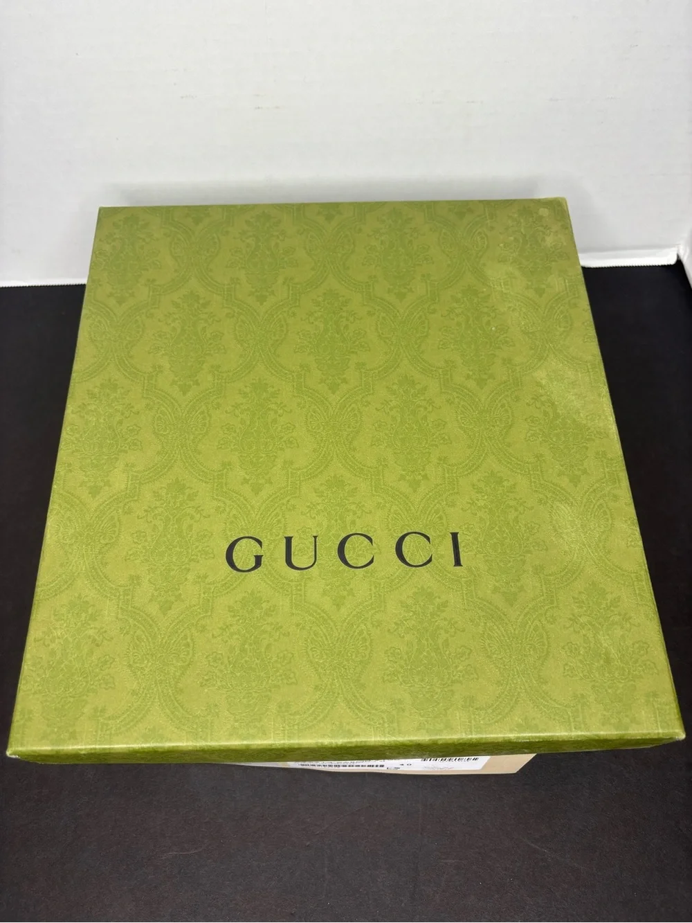 Gucci Cream Canvas Espadrille Wedges with Green and Red Stripe